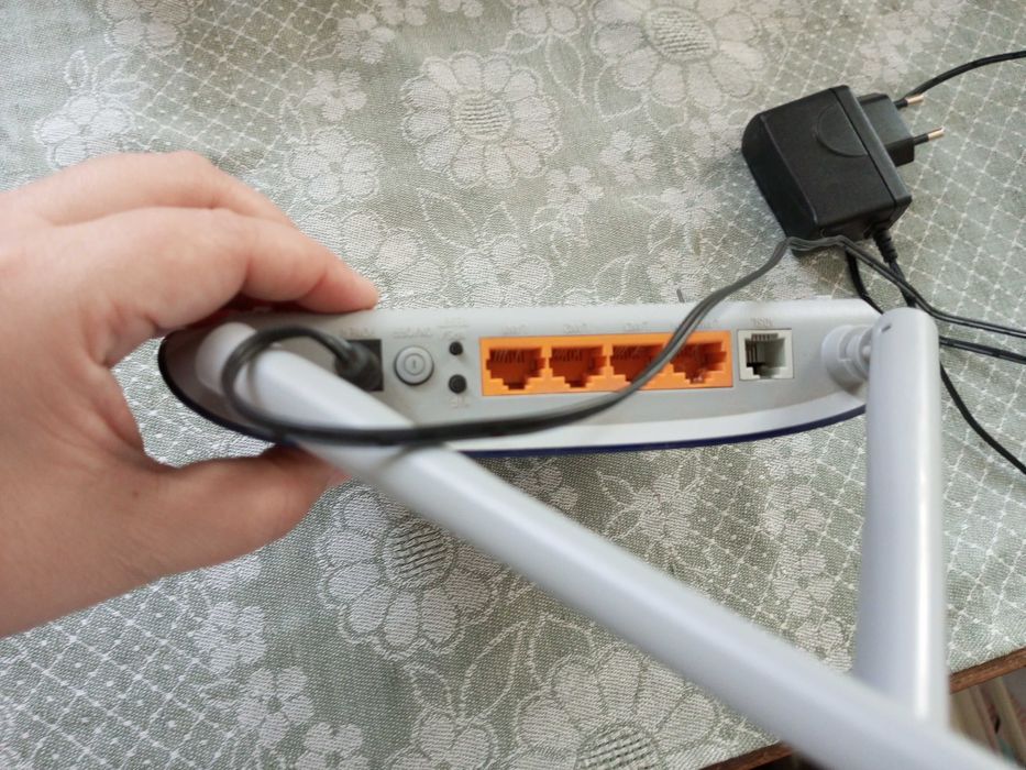 ADSL модем в рабочем состоянии