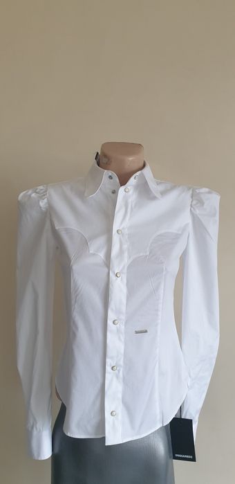 DSQUARED2 Italy  Cotton Womens / 38 -  S НОВО ! ОРИГИНАЛ! Дамска Риза