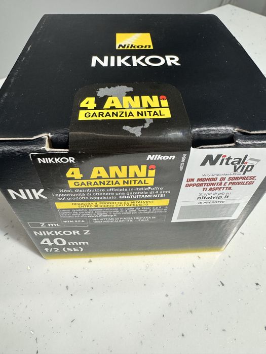 Nikon Z 40mm F2 SE second edition - NOU sigilat