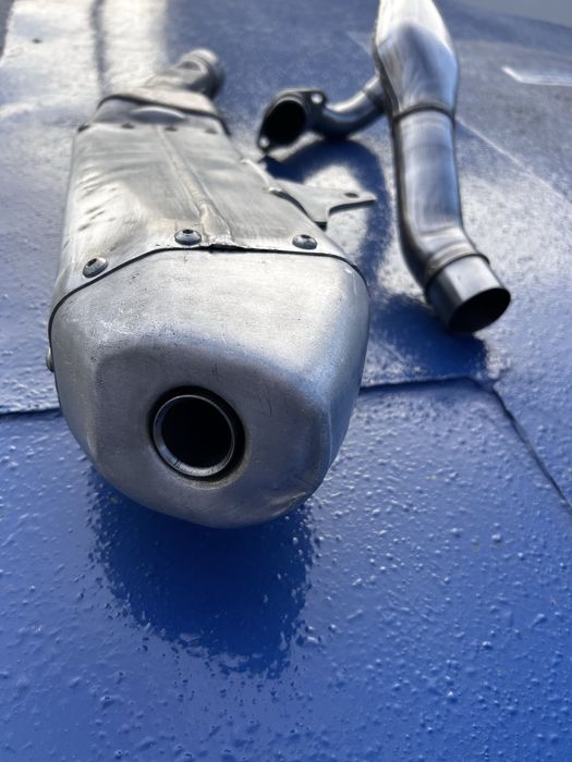 Стоков ауспух и кривка за Honda Crf 450r