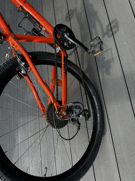 Bicicletă MTB Rockrider ST500 26" Oranj Copii 9-12