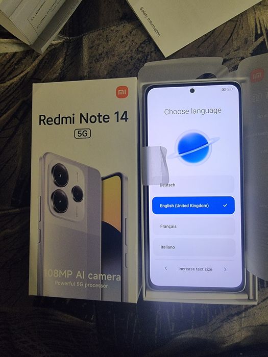Чисто нов Redmi Note 14 8GB RRAM 128GB