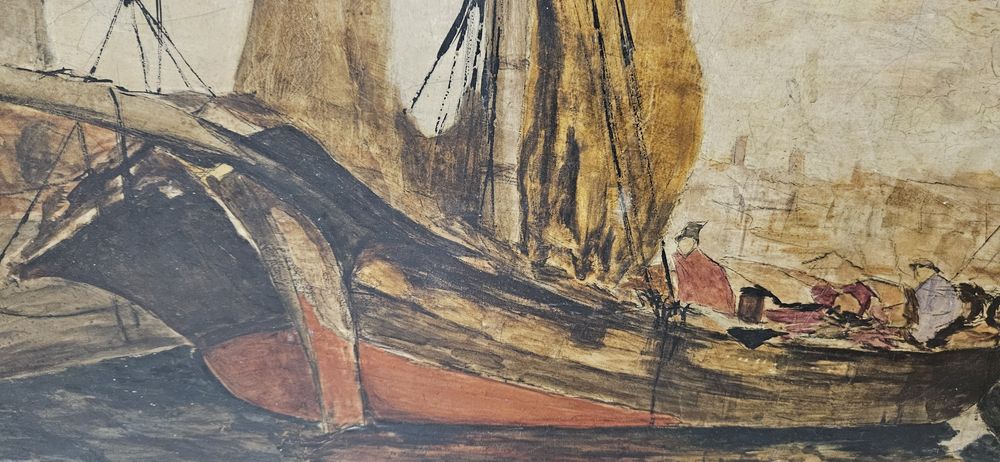 Tablou vechi, srmnat Unif v Amstel