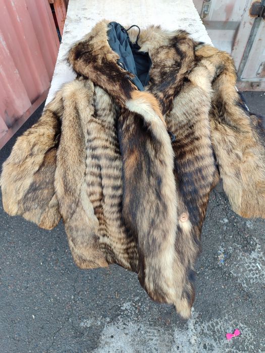 Шуба волчья натуральная