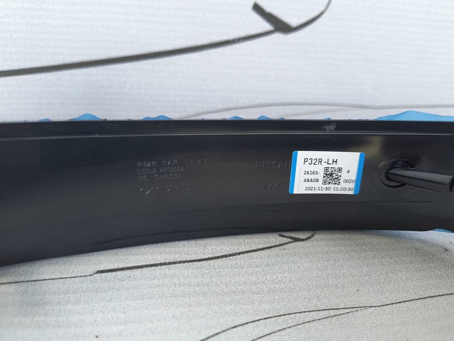Semnalizator Oglinda Stanga Uk Led Nissan X-Trail 2015 / 2014-2021 Cod OEM 26165-4BA0C (4B2)