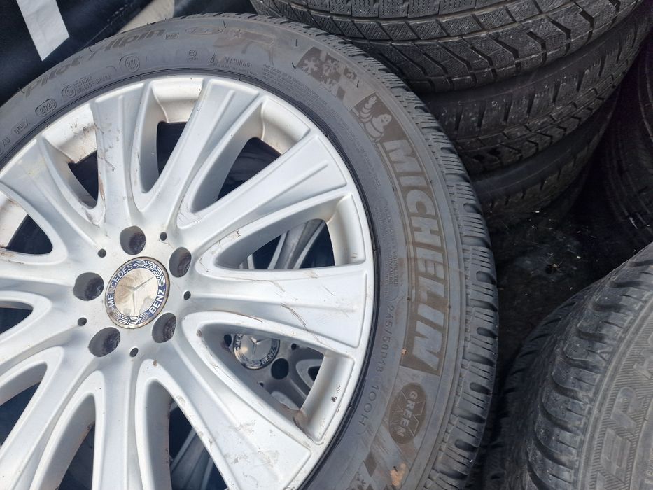 Гуми с Джанти за Mercedes S class W222 245/55 R 18 Michelin