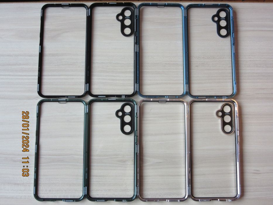 Samsung Galaxy S24 FE S23 FE /Двоен 360 магнитен кейс камера протектор