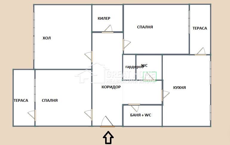 4-стаен в Търговище-Център площ 103,7