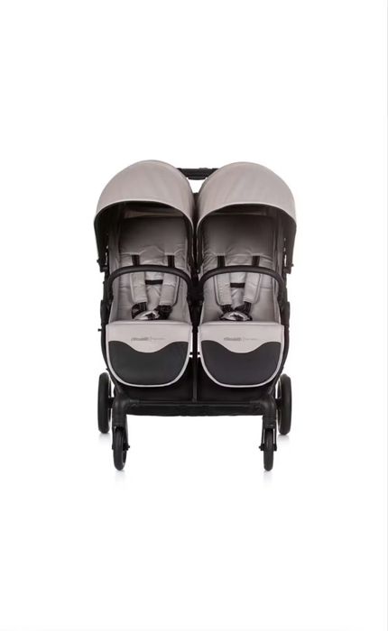 Carucior pentru gemeni Chipolino Top Stars 2024 Makadamia