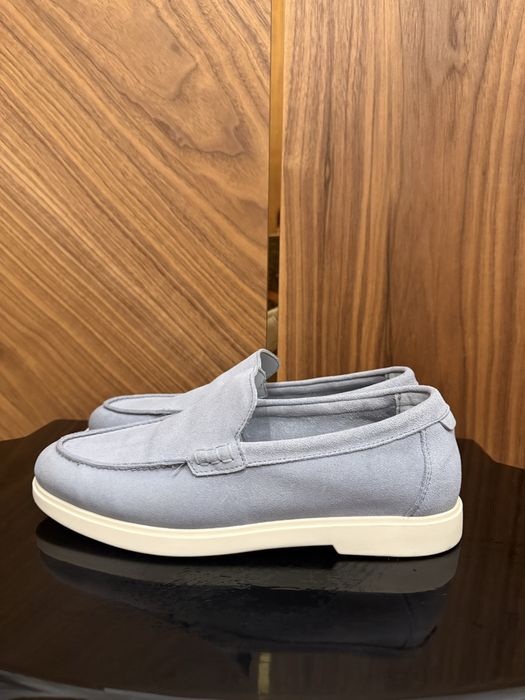 Лоферы Zara замшевые