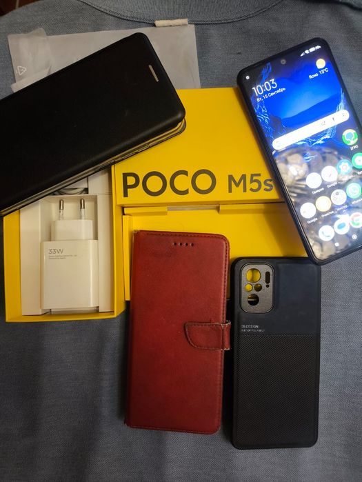 Poco M5s 8/256 полный комплект.