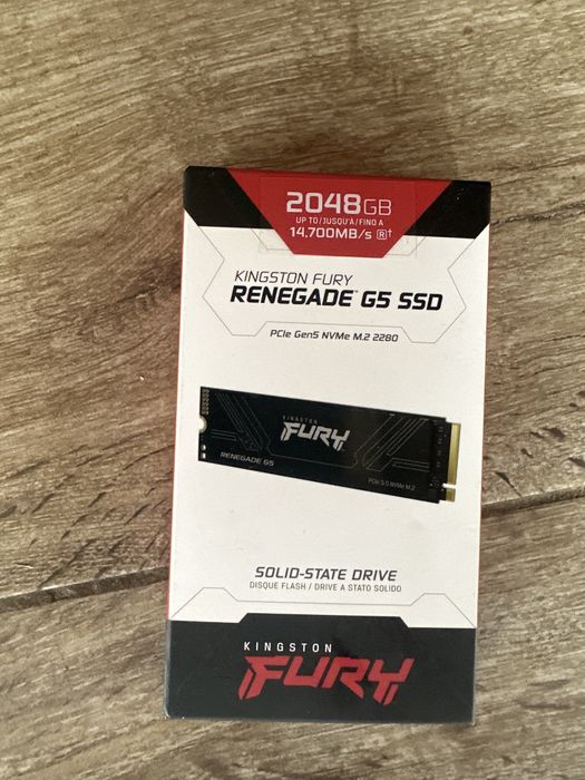 SSD Kingston FURY Renegade G5 2TB PCIe 5.0 - NOU SIGILAT - 14.700 MB/s