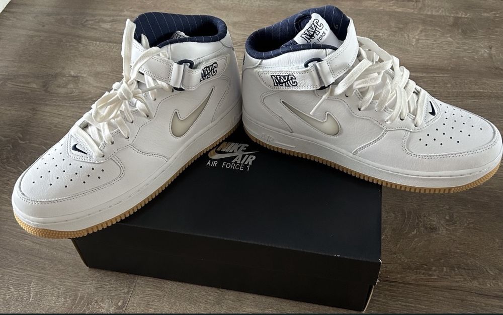 Nike Air Force 1 Mid Jewel QS "NYC - Yankees"