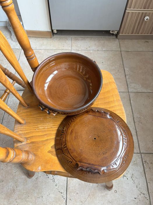 Гювеч и френска преса за кафе