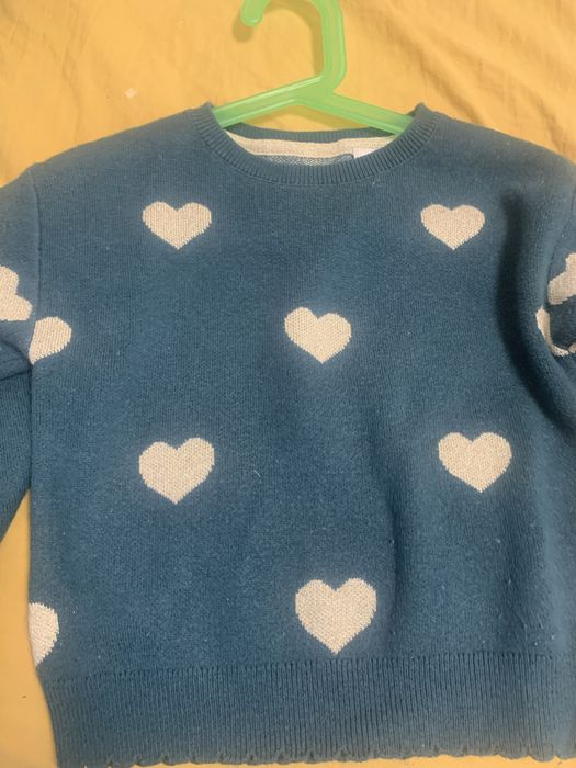 Bluza fetite cu inimioare , model deosebit