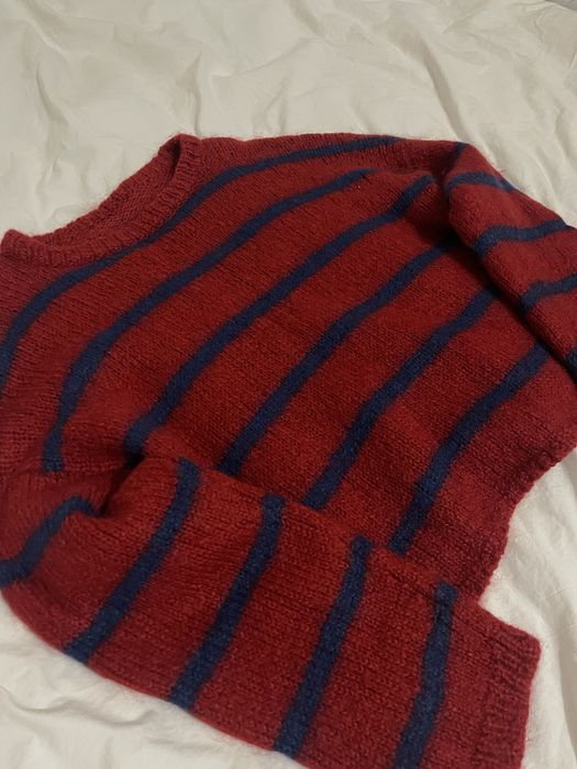 Свитер ручной работы мохер