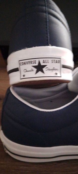 Converse One Star Perforated, Piele, Navy, Masura 43/28 cm, Ca noi