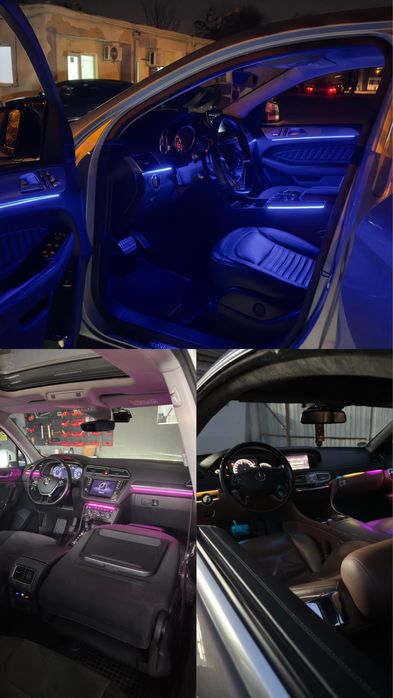 Montaj lumini ambientale/plafon instelat/detailing/Audi/Bmw/VW/Seat