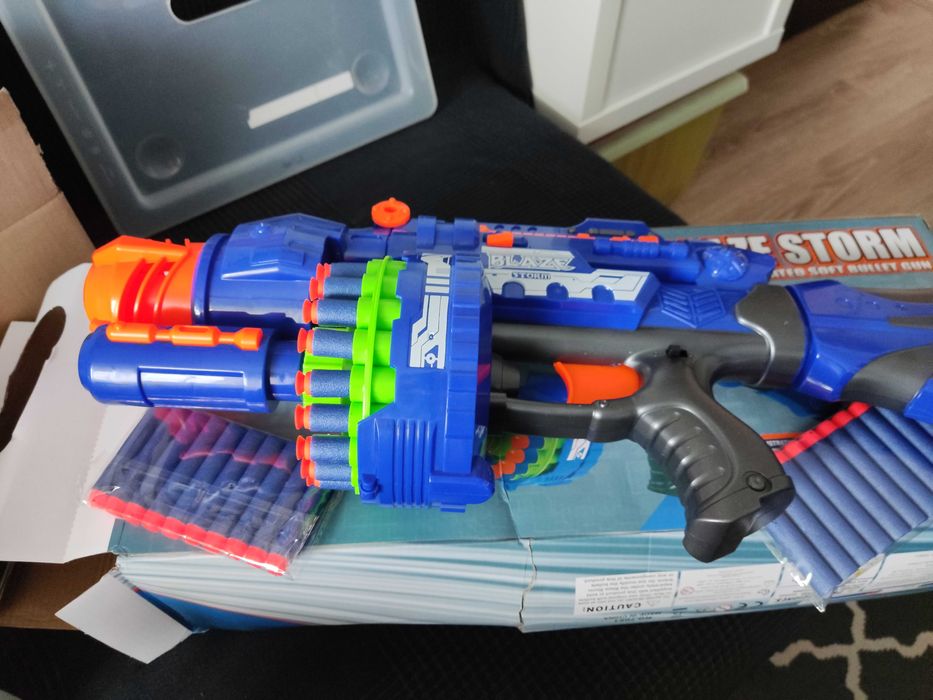 Jucarie pusca Blaster electrica cu munitie