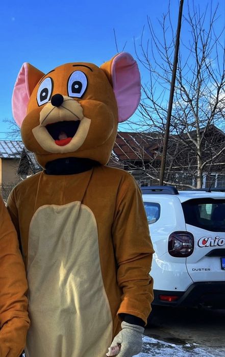 Costum mascotă Jerry (Tom & Jerry) – ideal pentru petreceri copii