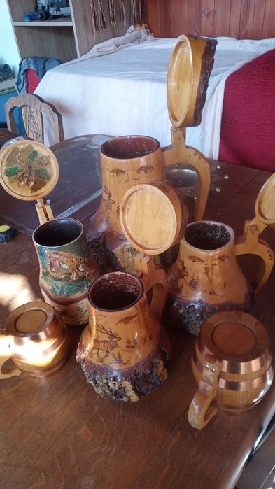 vând căni artizanale specific vânătoresc
