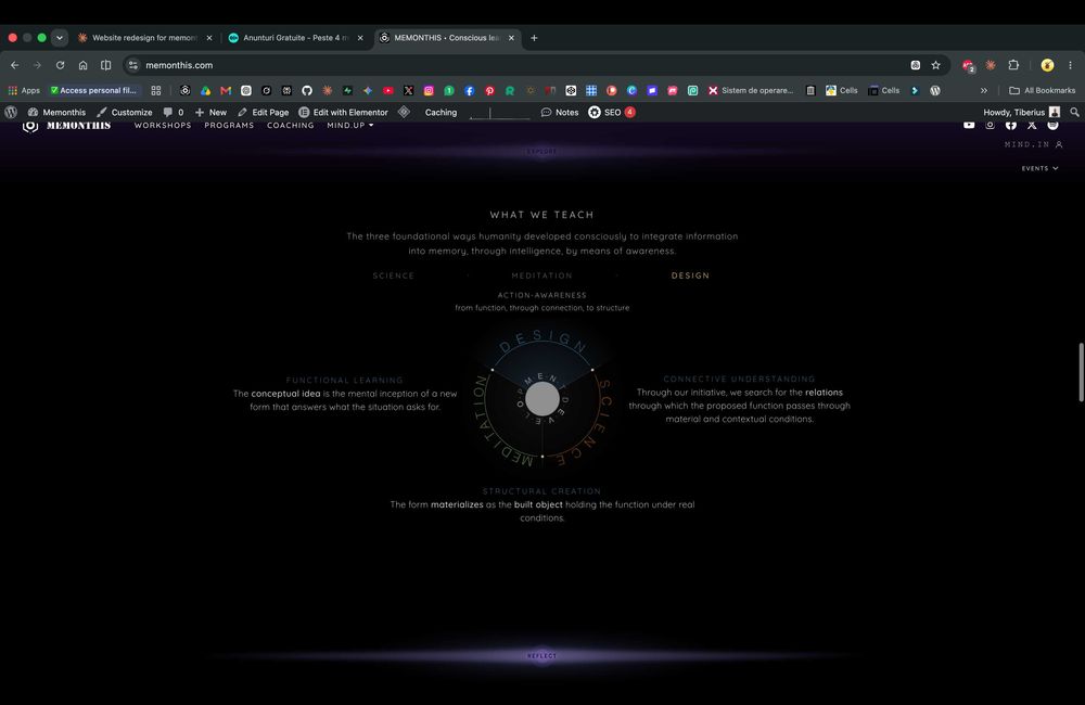 Website de la zero — design unic, bază de date, identitate vizuală completă
