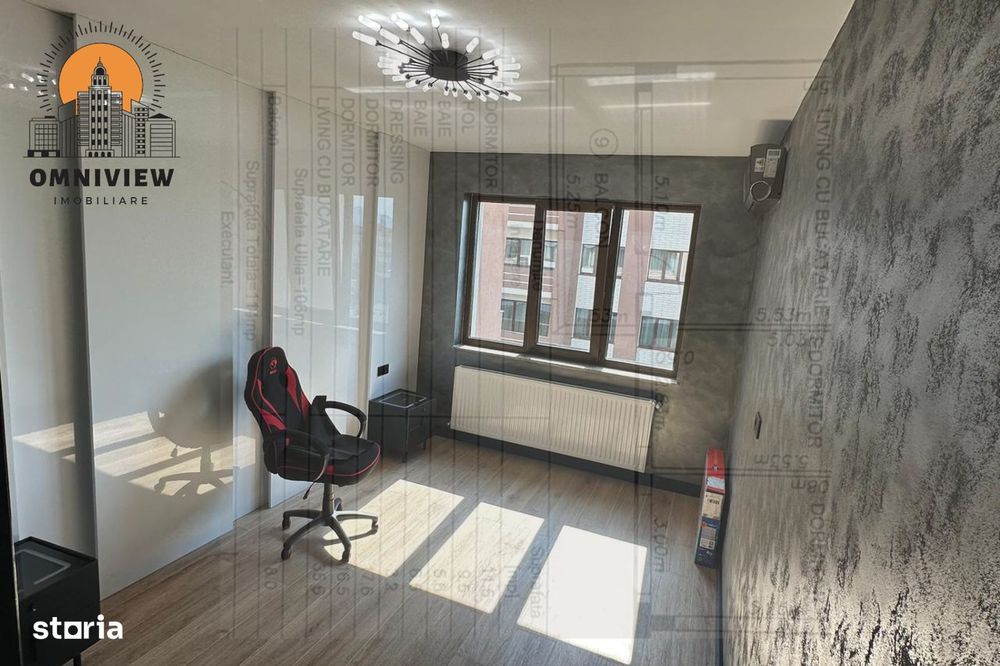 Apartament 4 camere, 114 mp, terasă și parcare subterană–Coresi-Isaran