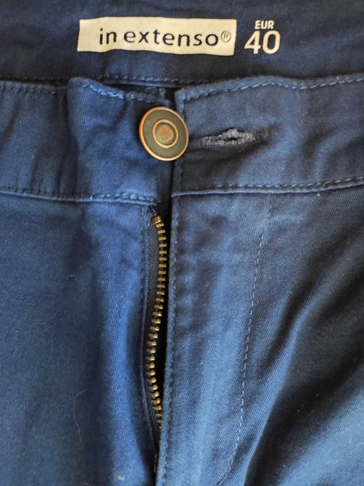 In Extenso - 2 pantaloni elastici/stretch, bumbac, marime 40/42, noi
