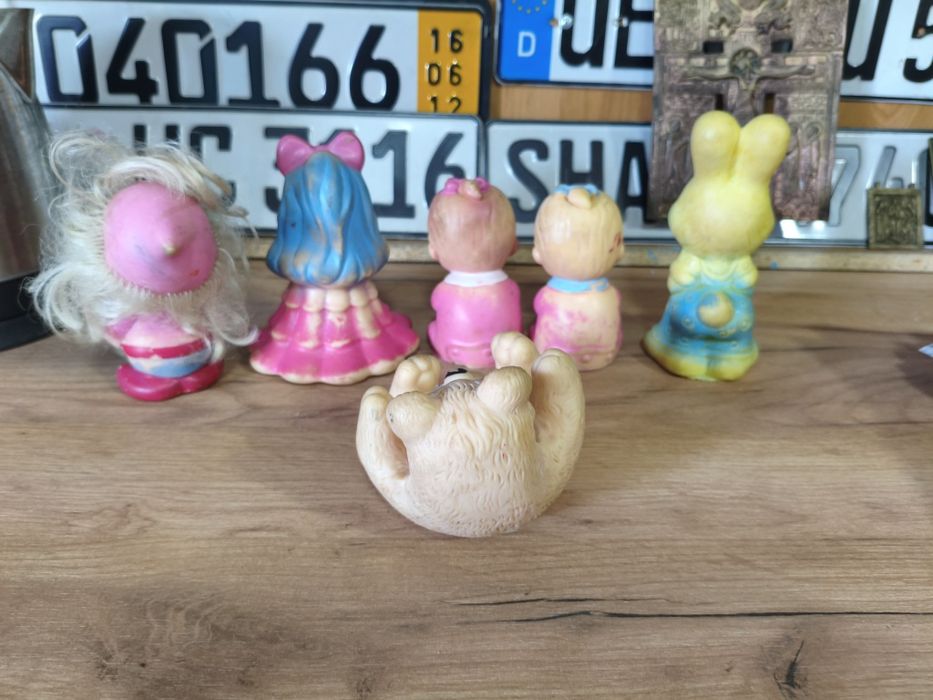 Резиновые игрушки СССР.