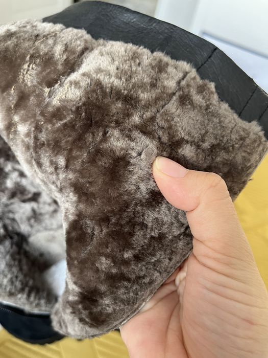 Сапоги из натуральной замши