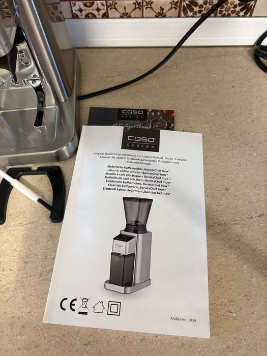 Râșniță electrică Caso BaristaChef – 48 trepte – în garanție