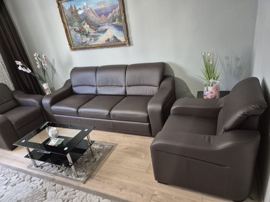 Set canapea fotolii living IMPECABIL