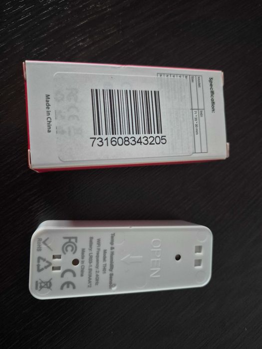 Senzor inteligent de temperatura si umiditate, Vaxiuja, Wifi