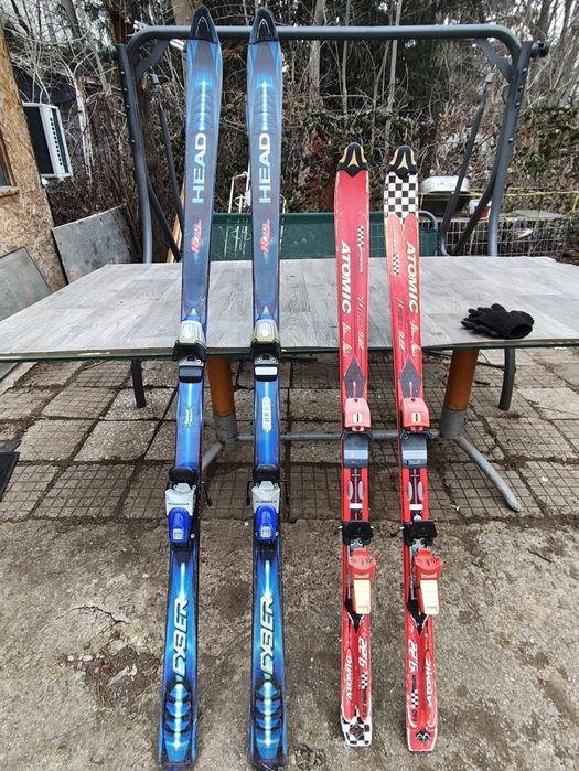 Два вида използвани ски