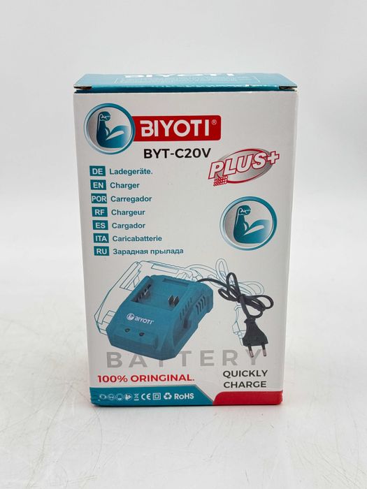 Зарядное устройство Biyoti BYT-C20V | 21 В | 8 А | Быстрая зарядка