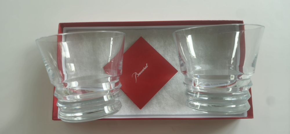Baccarat Vega Original Set 2 Pahare Cristal Nefolosite Cu Cutie