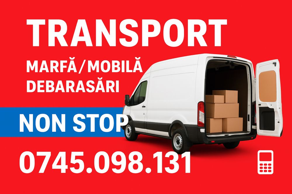 Transport marfa, mobila, mutari, debarasari, bagaje in Bacau si tara