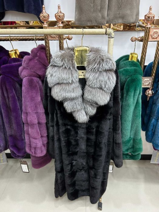 Натуральная норковая шуба премиального качества со скидкой!