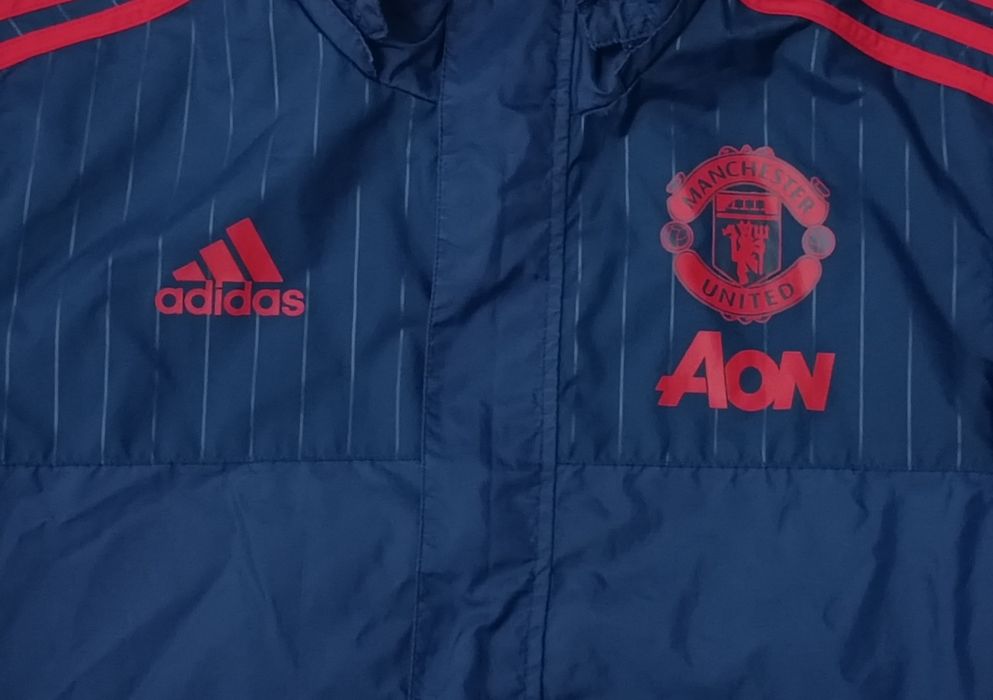 Adidas Manchester United Jacket оригинално яке S Адидас Ман. Юнайтед