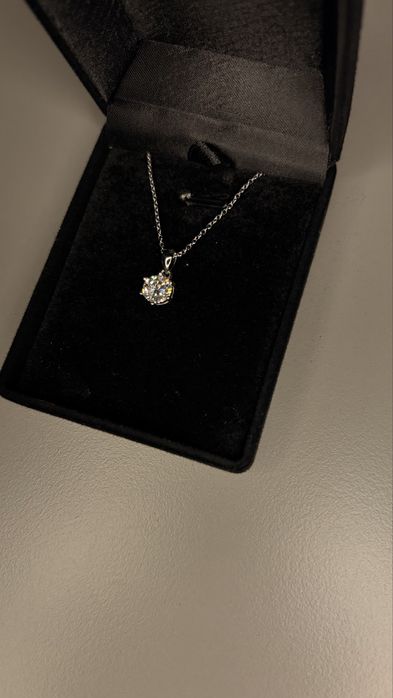 Комплект Обици и Гердан Moissanite VVS1, 1.0