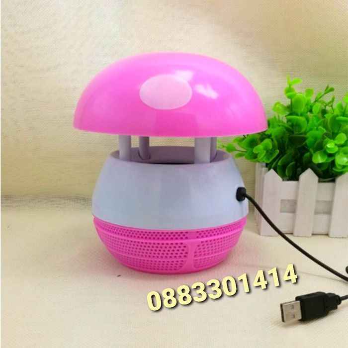 Лампа против комари USB Син Розов