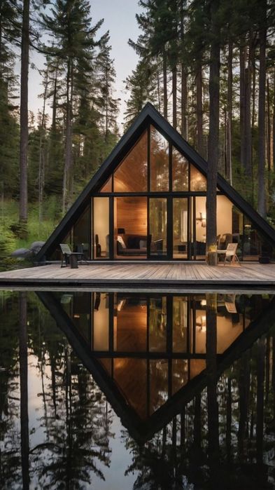 Строительство A-frame домов в Ташкенте