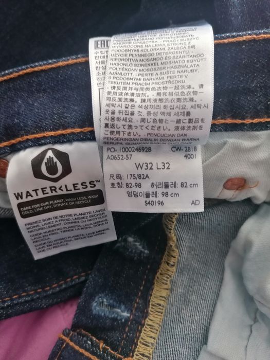 Класически Levi's 501 Original – W32 L32 – Тъмно сини (Indigo)