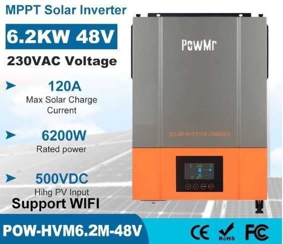 Invertor Off-GRID PowMR 6.2 kW-48V panouri fotovoltaice !