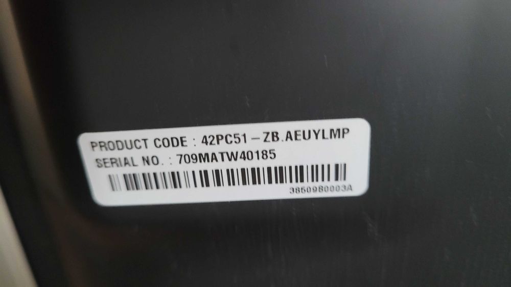 Televizor / Plasma TV diagonala 107 cm, Model LG 42PC51