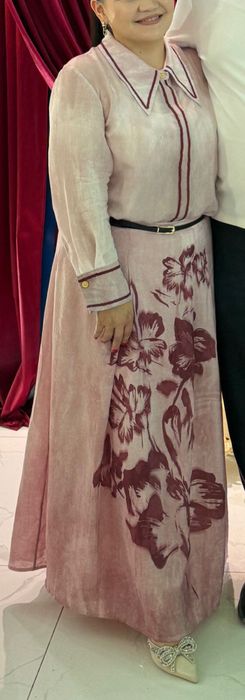 Турецкая двойка из лена и платье