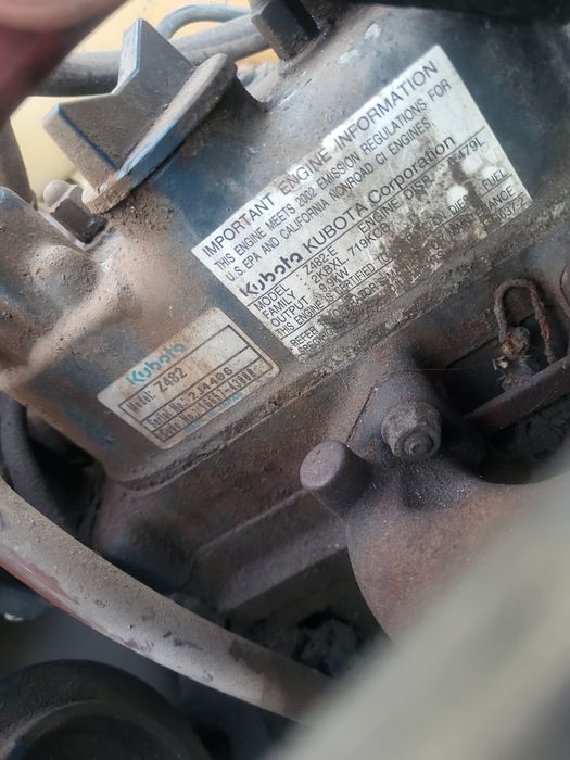 Motor cubota complet.