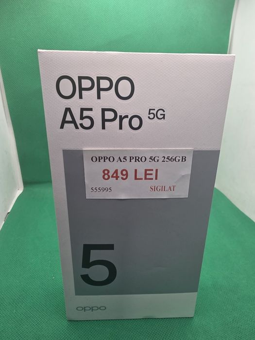 Oppo A5 Pro 5G 256GB•Sigilat •Amanet Lazăr Crangasi •55599