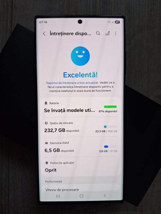 Samsung S22 Ultra 5G, 12/256 GB, Phantom Black, ca NOU