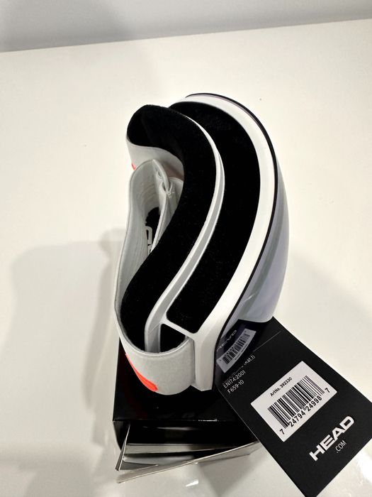 ochelari schi/snowboard HEAD albi cu lentila fumurie